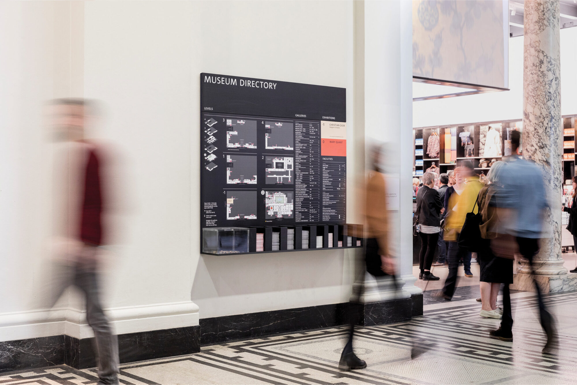 Wayfinding at the V&A | DNCO